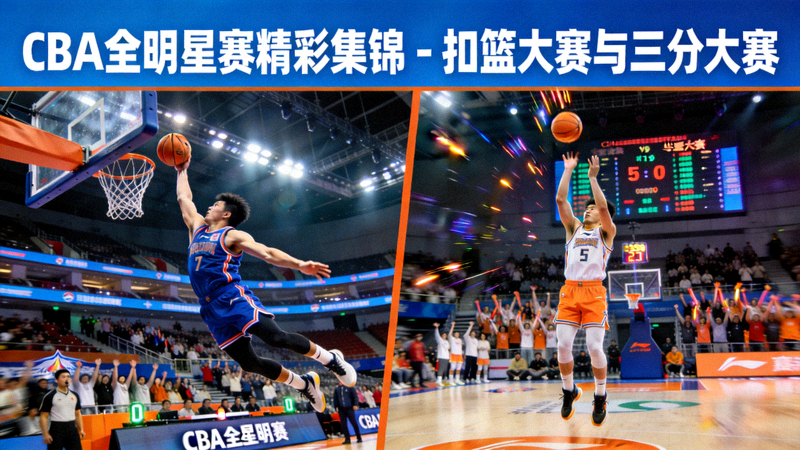 CBA全明星赛精彩集锦 - 扣篮大赛与三分大赛